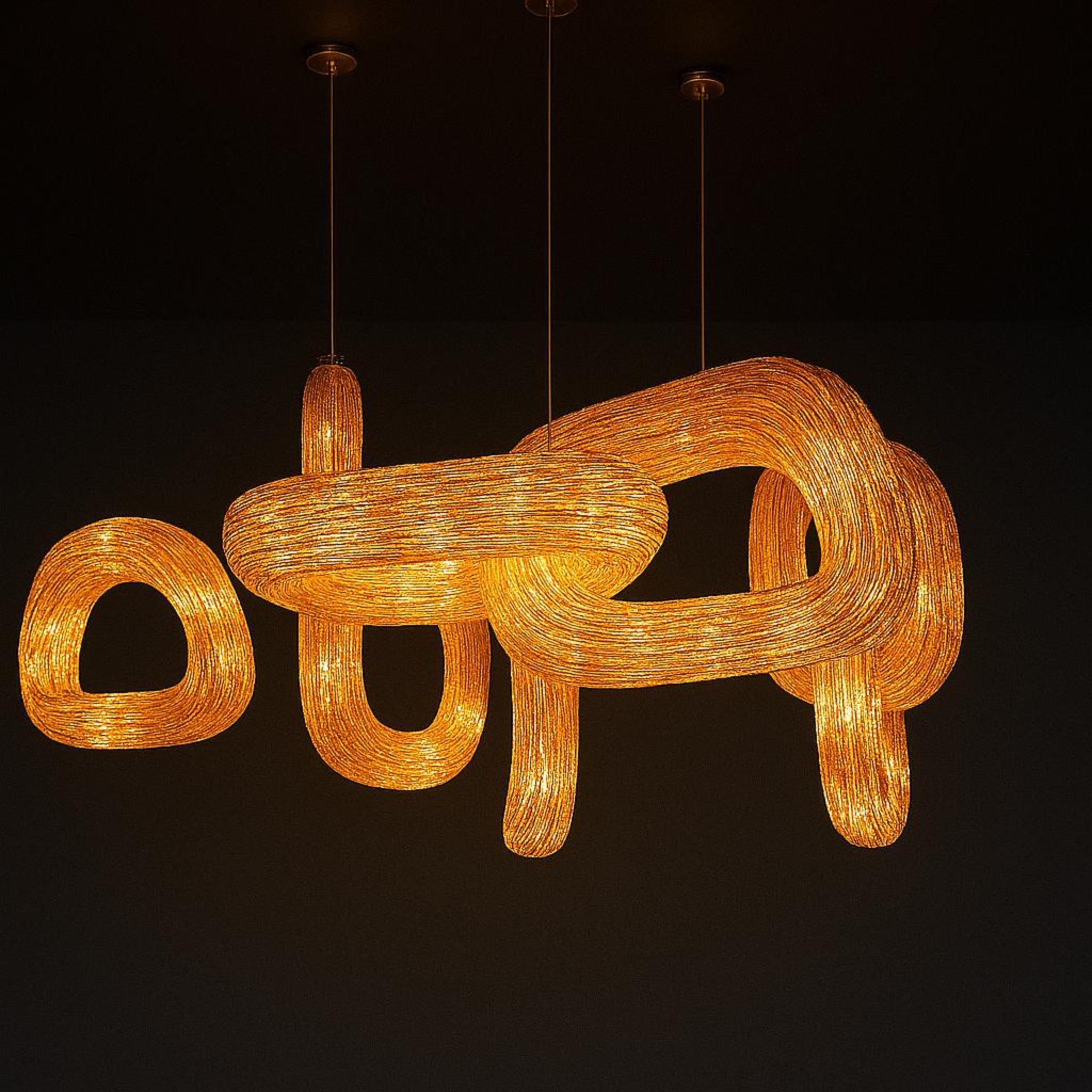 Cane Large Ceiling Lamp | Cane Large Chandelier LP-81