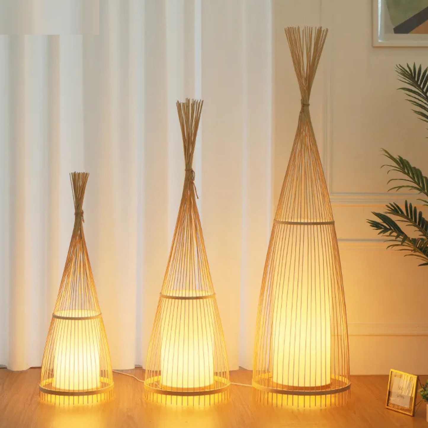 Cane Floor Lamp