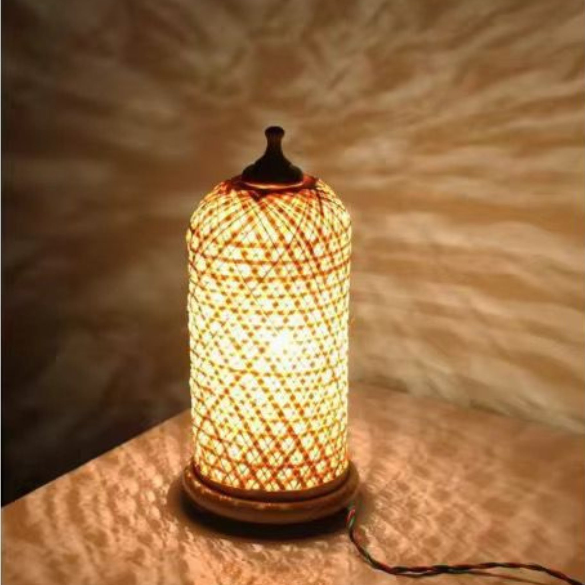 Bamboo Table Lamp | Bamboo Side Table Lamp LP-89