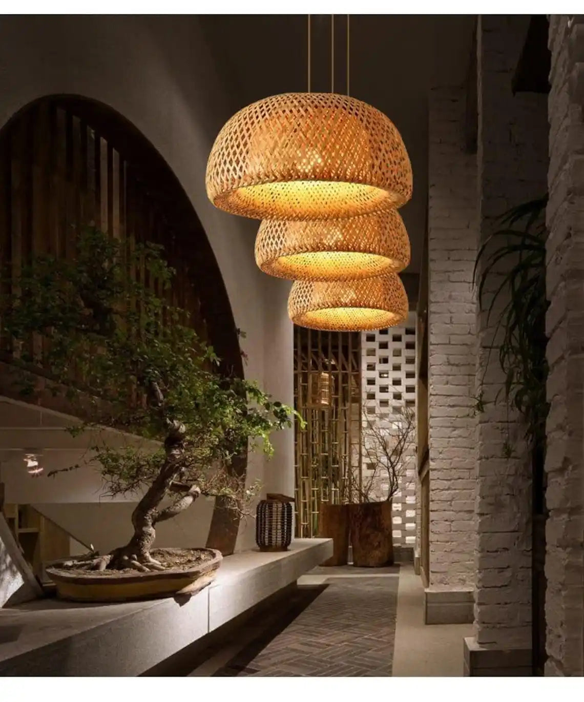 Bamboo Lamp | Bamboo Pendant Lamp LP-9