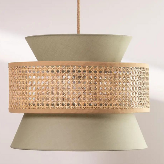 Cane Webbing Lamp | Ceiling Rattan Pendant Lamp