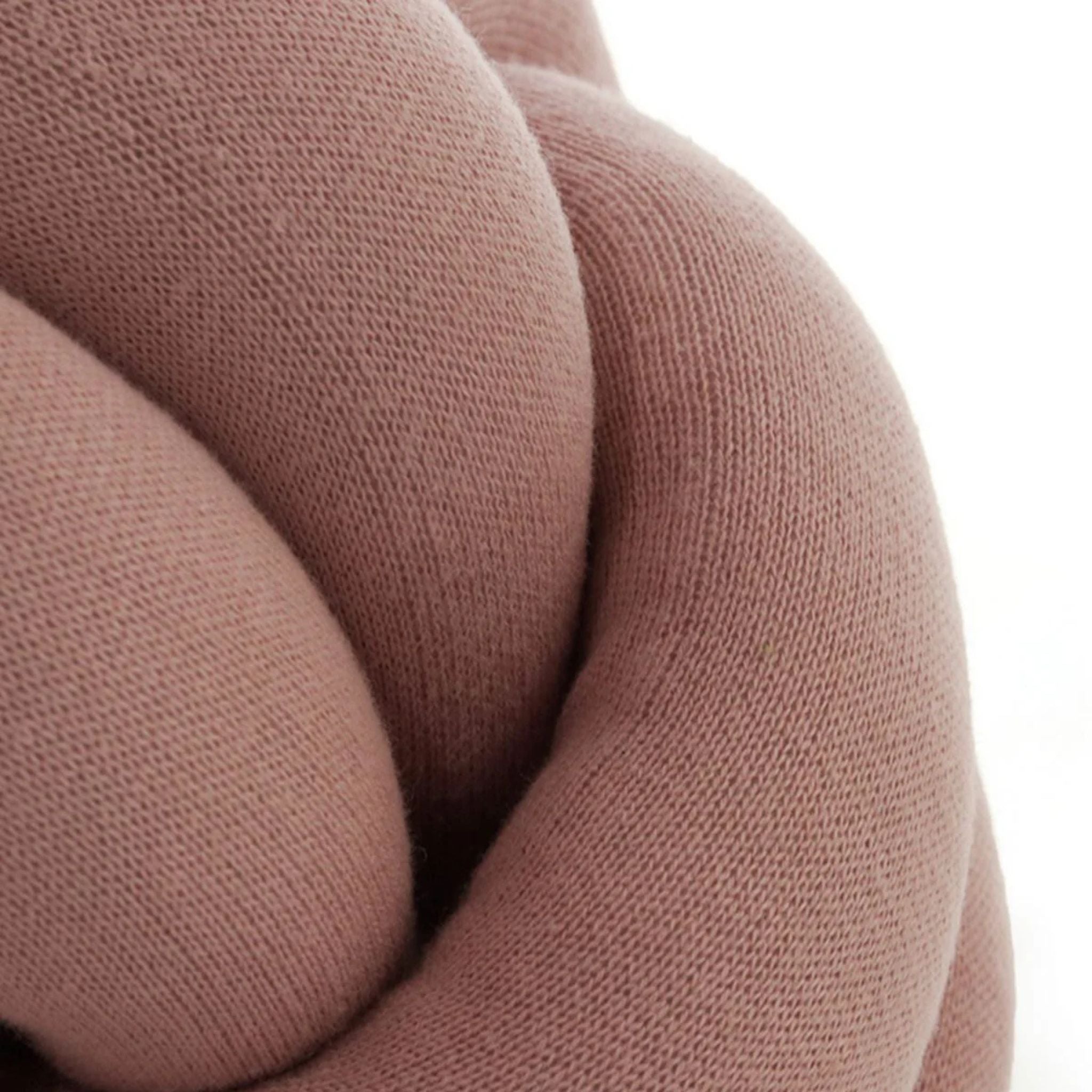 Cotten Knitted Pink Cushion Cover