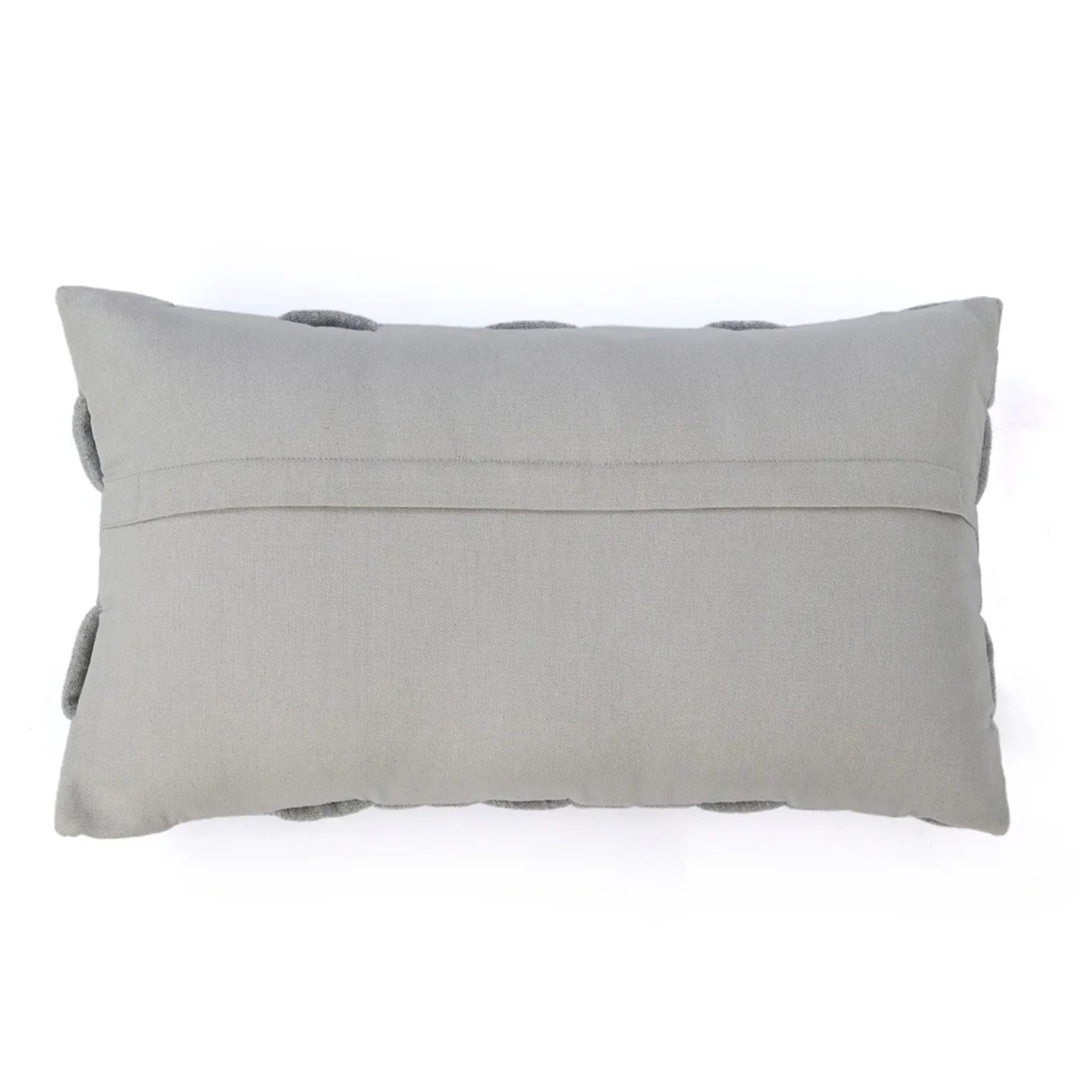 Cotton Knitted Decorative Light Grey Cushion Cover