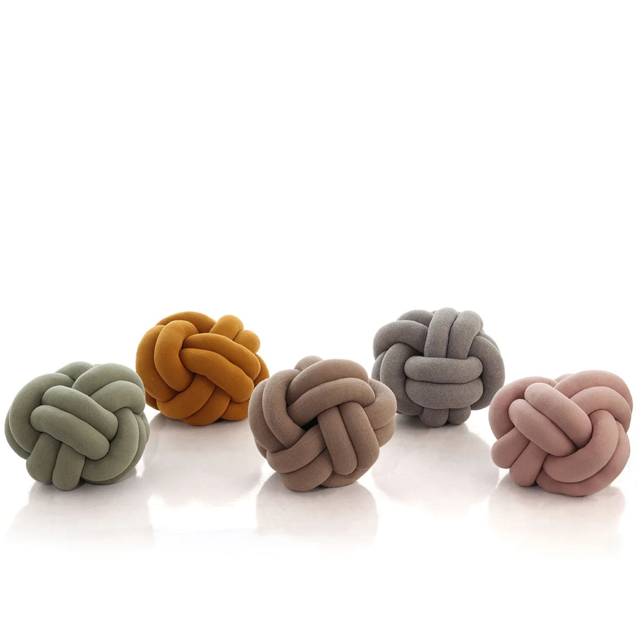 Cotten Knitted Pink Cushion Cover