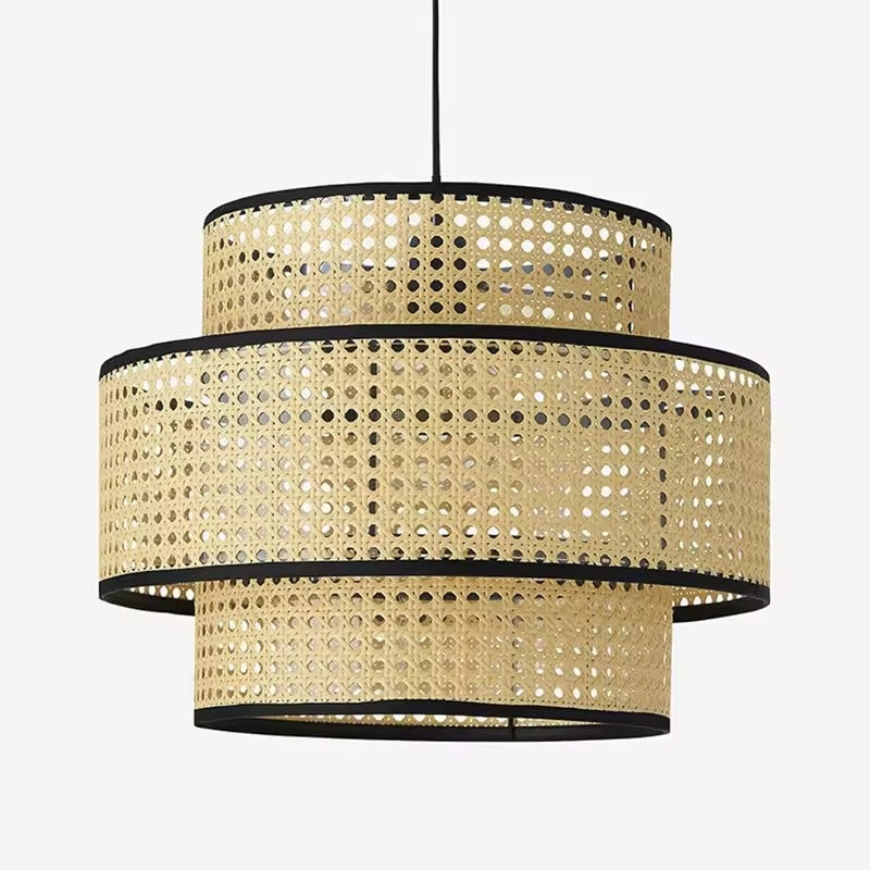 Cane Webbing Pendant Lamp LP-11