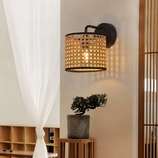 Wall Lamp | Cane Webbing Wall Lamp